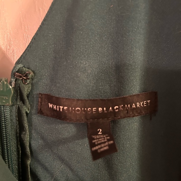 NWOT green White House black market sheath dress 2 - Picture 6 of 6